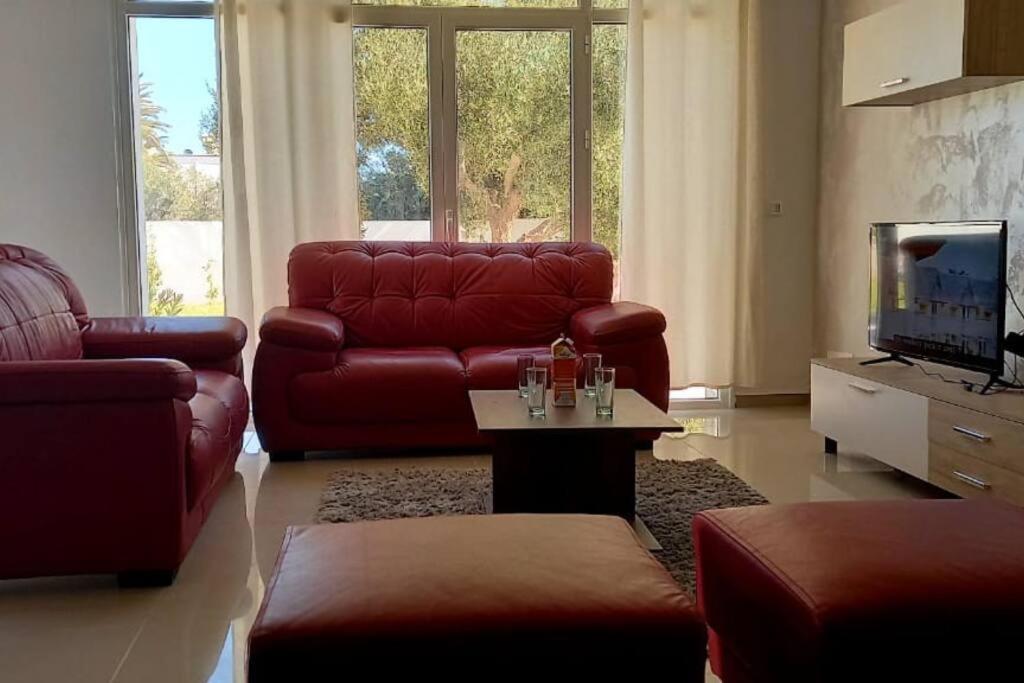 Magnifique Villa Avec Piscine Sur L'Ile De Djerba Pour Vacances Arkou Екстер'єр фото